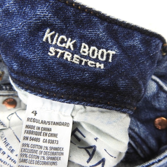 American Eagle Kick Boot Stretch Jeans Size 4 Reg - Picture 8 of 8